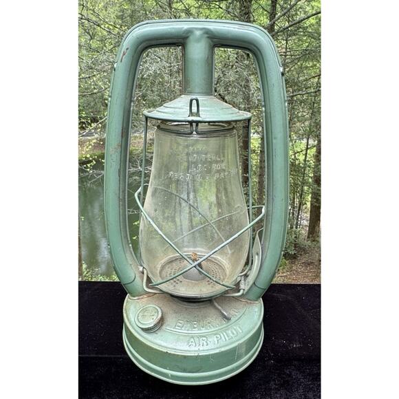 Vtg Embury Air Pilot No. 0 Lantern Lamp Star Bottom Universal 1928 Nice!